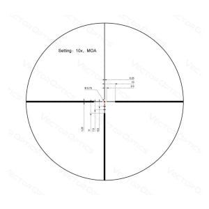 Vector Optics Continental X8 2-16x50 ED SFP Tüfek Dürbünü SCOM-45