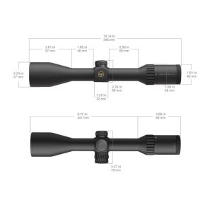 Vector Optics Continental X8 2-16x50 ED SFP Tüfek Dürbünü SCOM-45