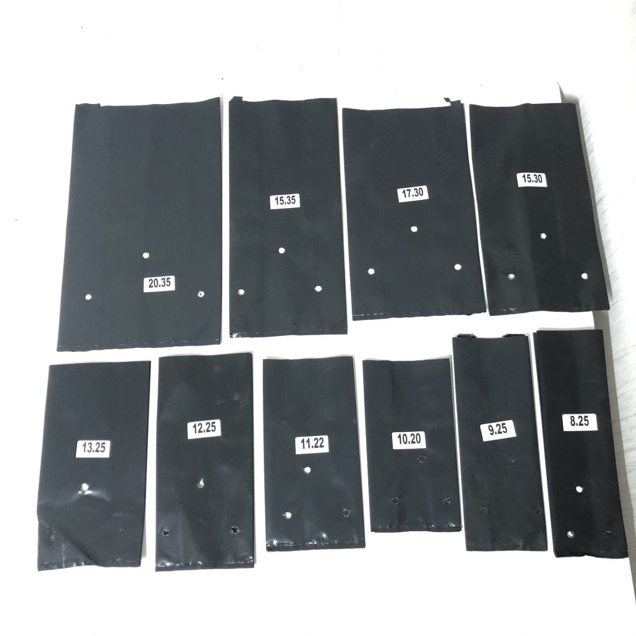 UV Filtreli Körüklü 8x25 Cm Çok Yıllık Fidan Fide Poşeti (20 Adet)