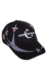 Türk Yıldızları Siyah Uçaklı Şapka