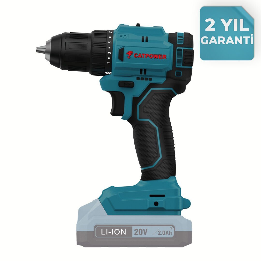 CATPOWER 4213 Akülü Darbeli Vidalama 45NM Tork 10MM Mandren 20V Lİ-İON 2.0Ah /4.0Ah