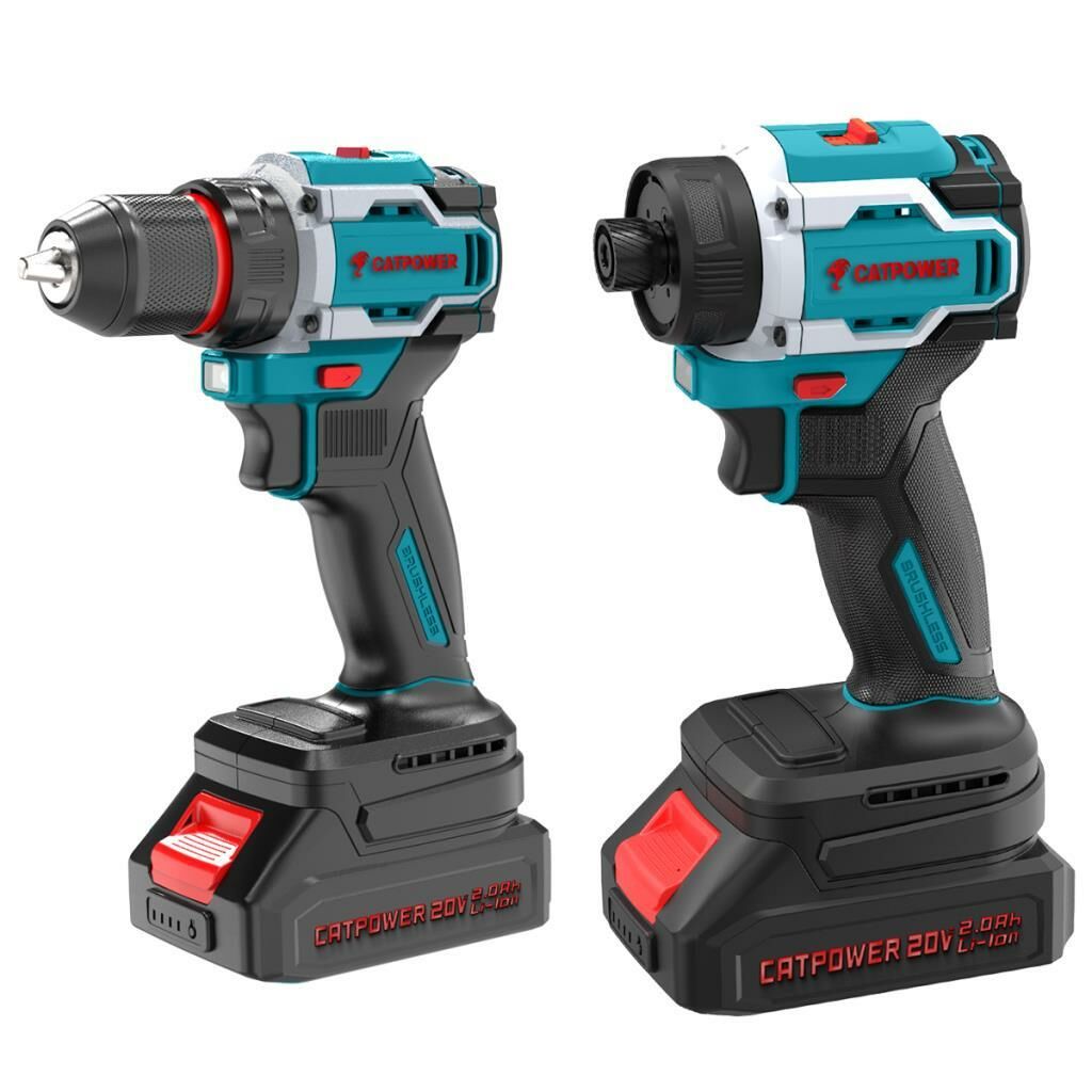 CATPOWER 5130 Kömürsüz Akülü Matkap ve Torklu Vidalama Seti