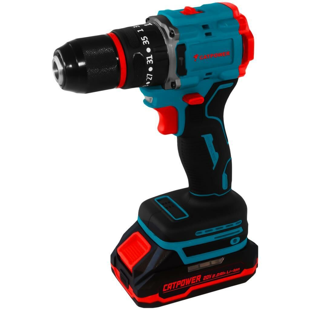 CATPOWER 1025 Akülü Darbeli Vidalama 13MM 20V Lİ-İON 2.0Ah