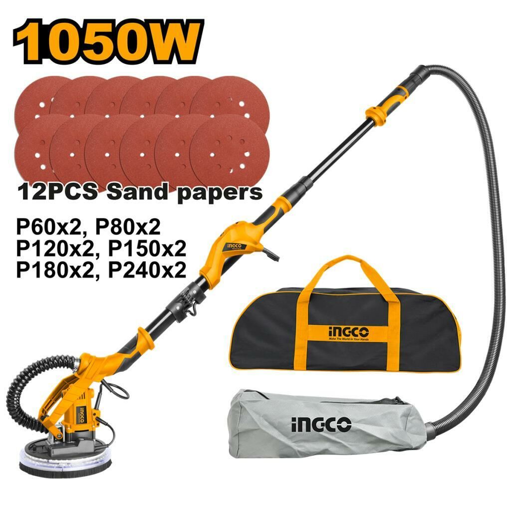 INGCO DWS10501 Duvar Zımparalama Makinesi 1050W