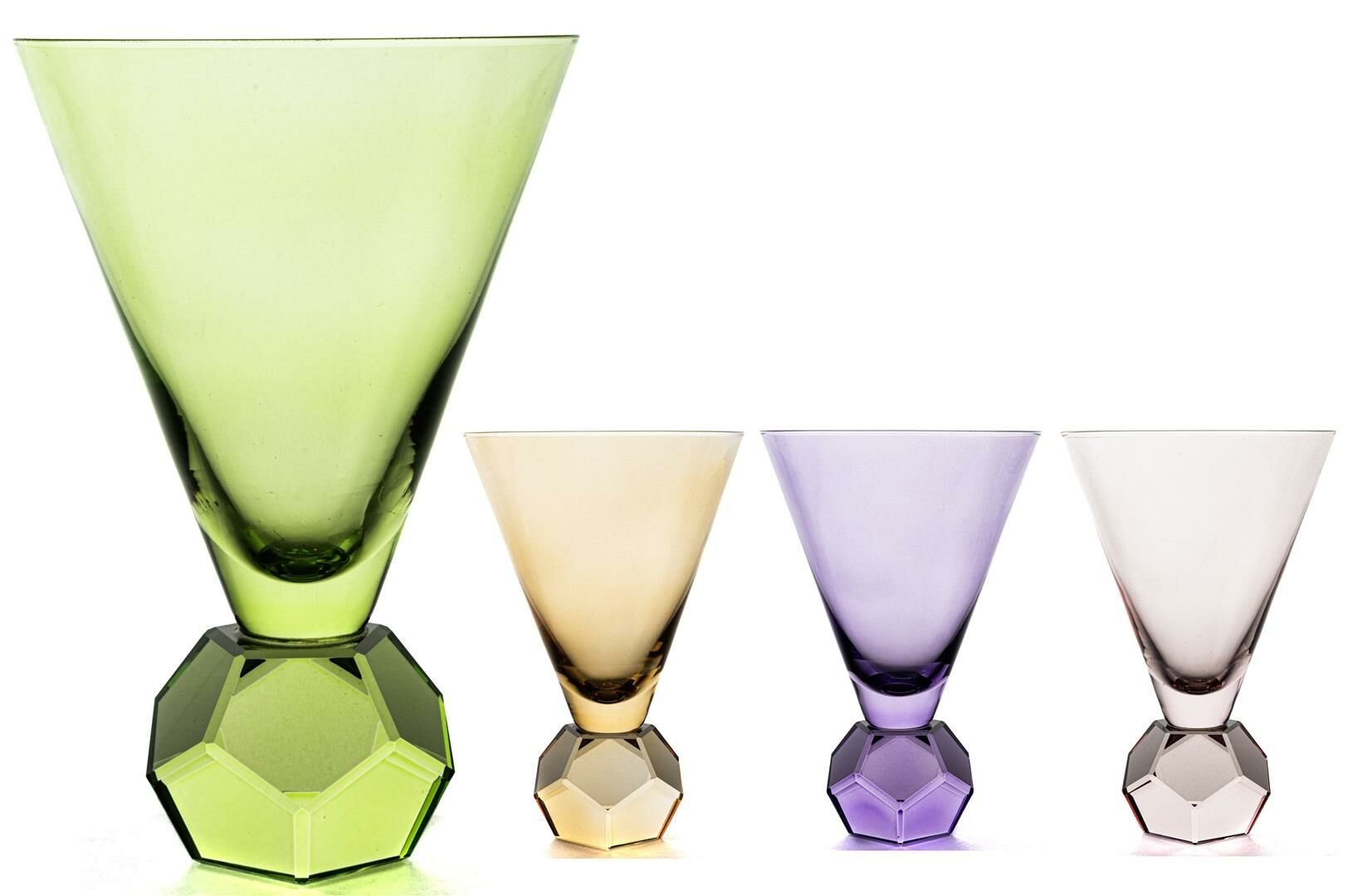 Renkli 4lü Kup Bardak 315ml