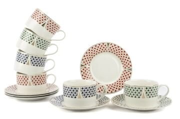 Regular 6lı Çay Fincanı Seti 220cc