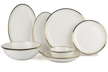 Gold Narrow 27 Parça Yemek Takımı