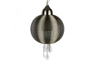 Tel Örgülü Taşlı Avize 39x50cm