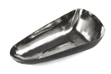 Gümüş Siyah Dekoratif  Kase 39x19x12cm
