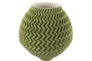 Yeşil Porselen Vazo 30cm