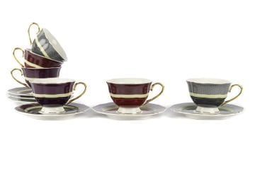 Romantic 6lı Çay Fincanı Seti 180cc