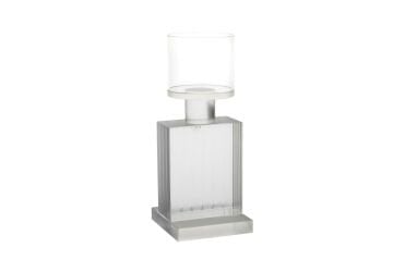 Clear Frosted Cam Mumluk 12x12x29cm