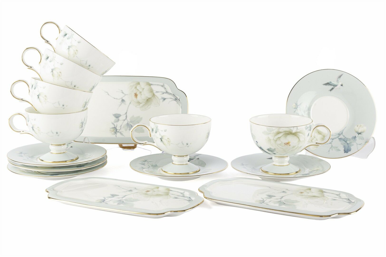 Vol De Fleurs 15 Parça 6lı Kahve Fincanı Seti 90cc