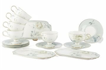 Vol De Fleurs 15 Parça 6lı Kahve Fincanı Seti 90cc