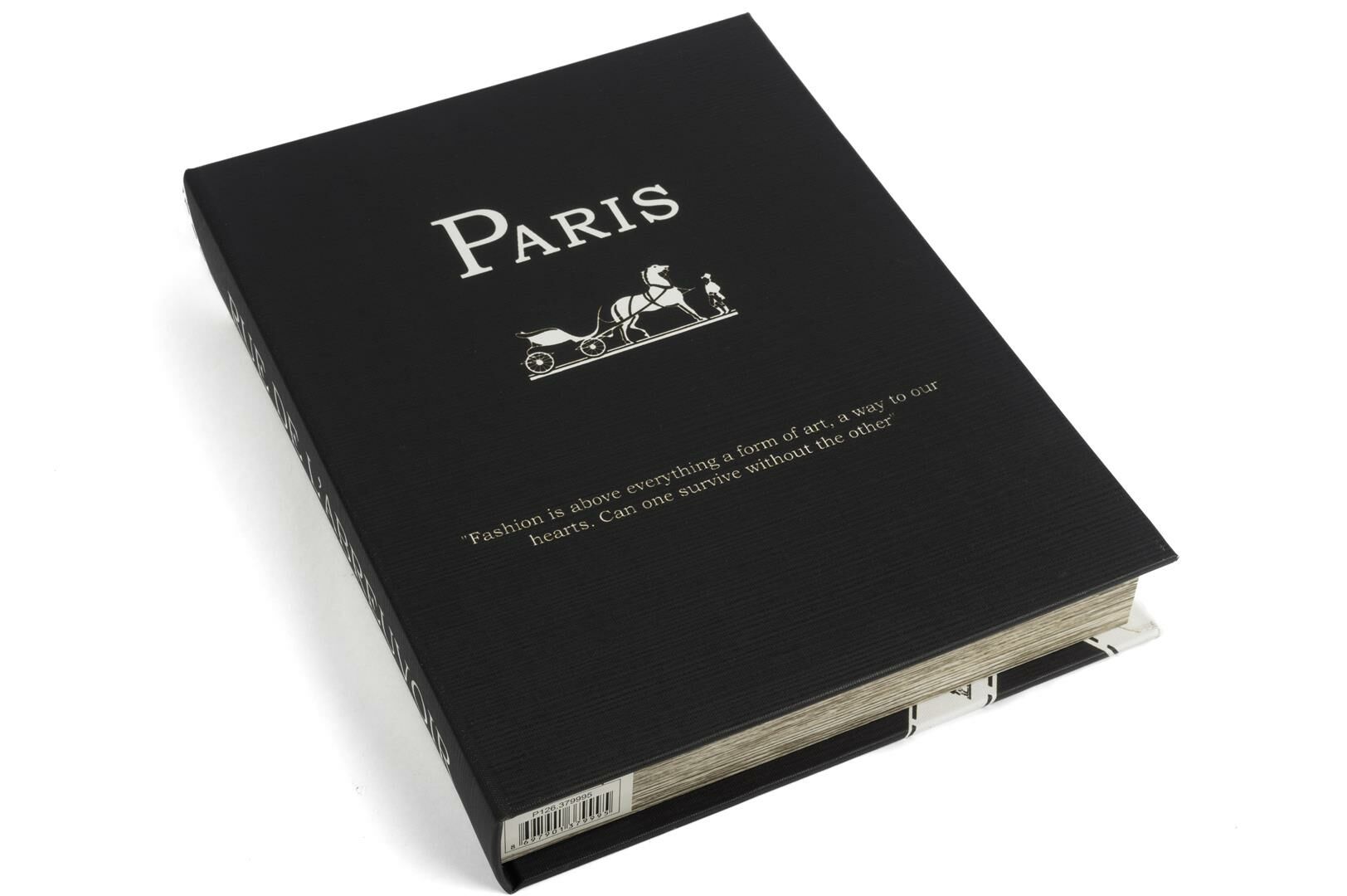 Siyah Paris Kitap Kutu 29x22x4cm