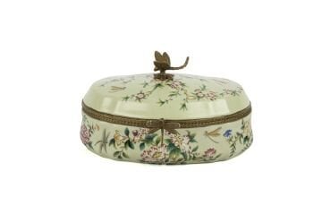 Yeşil Yusufçuk Dekoratif Takı Kutusu 26x15cm