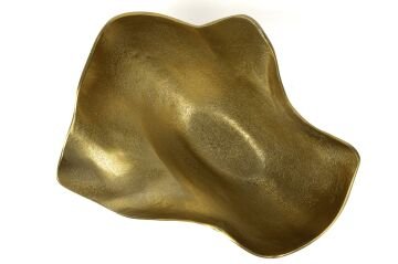 Gold Dalgalı Dekoratif Kase 30x35x16cm