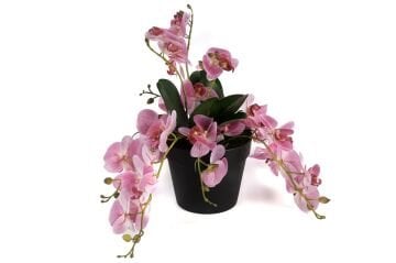 Pembe Sarkan Yapay Orkide 33cm