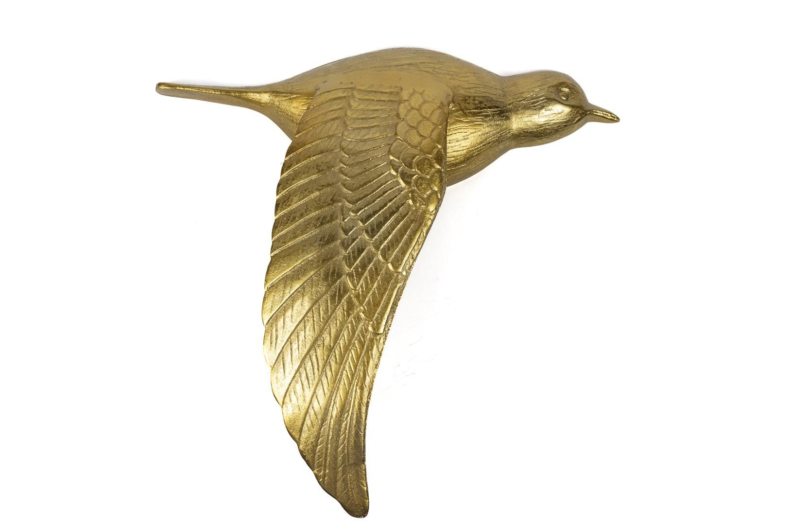 Gold Kuş Duvar Obejsi 57x54cm