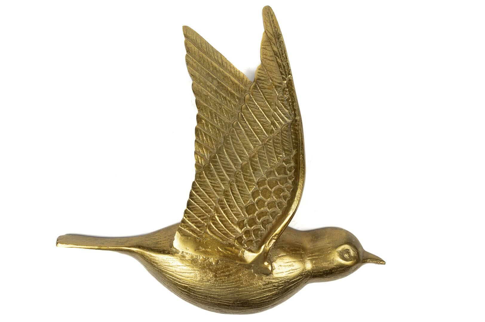 Gold Uçan Kuş Duvar Obejsi 57x54cm