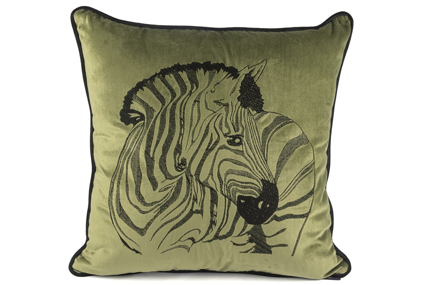 Zebra Yeşil Yastık 55*55