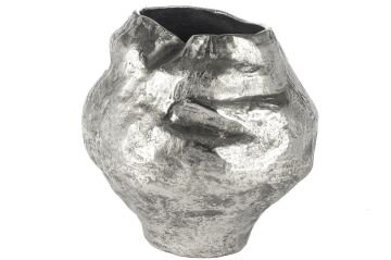 Antik Gümüş Vazo 34cm