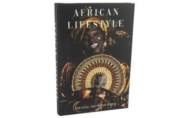 Siyah African Life Kitap Kutu 35x24x3cm