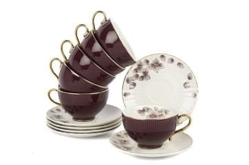 Plum 6lı Çay Fincanı Seti 250cc