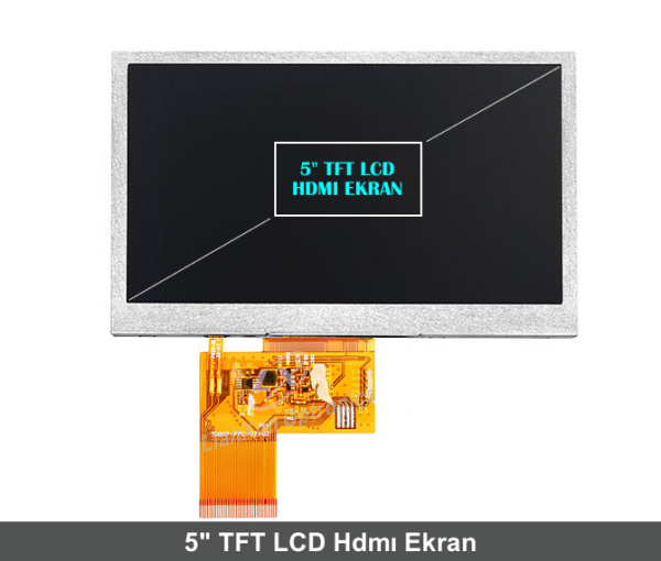 5'' TFT LCD Hdmı Ekran