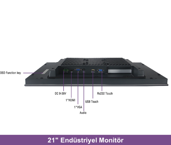 ALAD-211T 21.5'' Endüstriyel Dokunmatik LCD Monitör