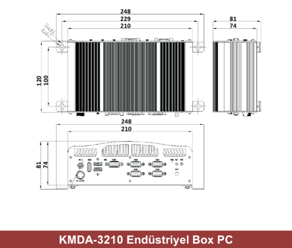 KMDA-3210 Endüstriyel Mini Pc