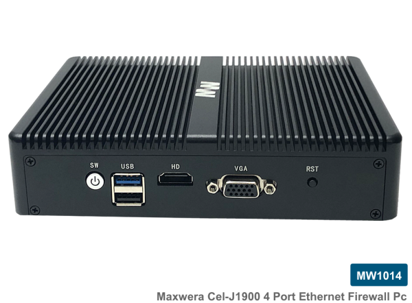 MW1014 Intel Celeron J1900 4GB 128GB SSD 4*Gigabit Ethernet Freedos Firewall Mini PC
