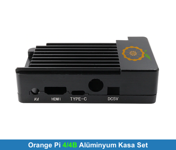 Orange Pi 4 LTS Alüminyum Kasa Set