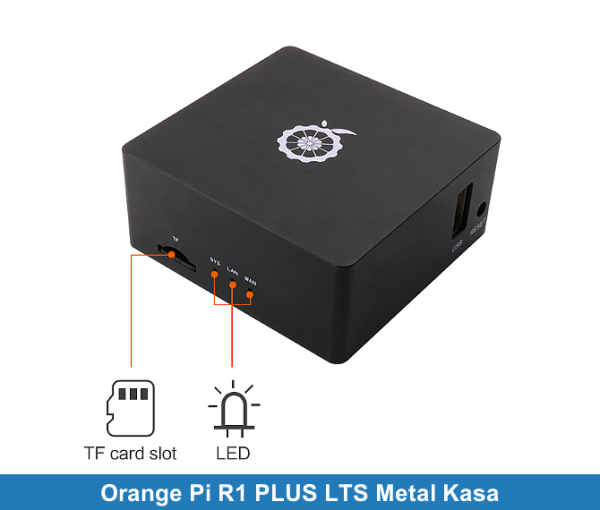 Orange Pi R1 PLUS LTS Metal Kasa