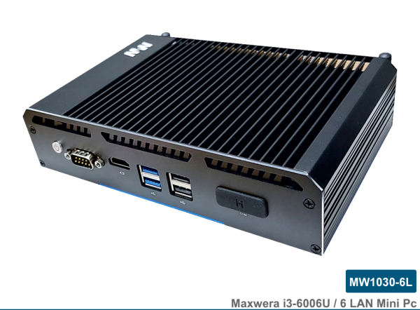 MW1030/6L Intel Core i3-6006U 8GB 128GB SSD WI-FI 6*Gigabit Ethernet Firewall Mini PC