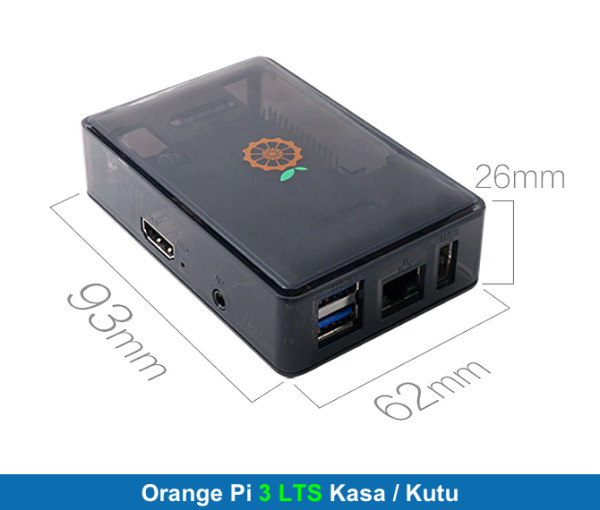 Orange Pi 3 LTS Siyah Kasa