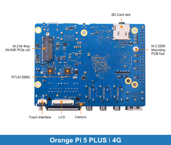 Orange Pi 5 PLUS | 4GB