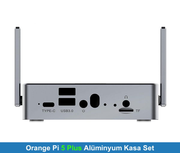 Orange Pi 5 PLUS Alüminyum Kasa Set