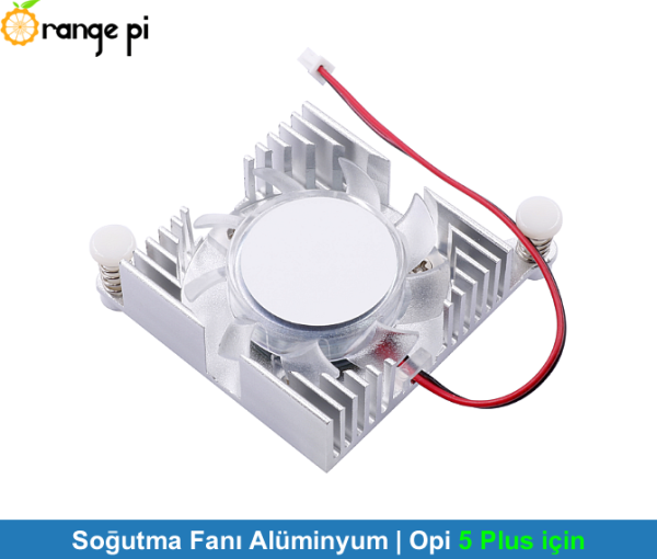 Orange Pi Soğutma Fanı Alüminyum | Opi 5 Plus için