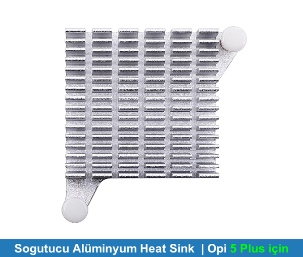 Orange Pi Soğutucu Alüminyum Heat Sink | Opi 5 Plus için