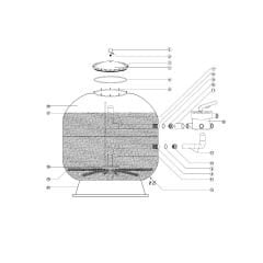 Superpool Rekorlu Polyester Filtreler Adaptör o-ringi(Q50)(Resim No 9)