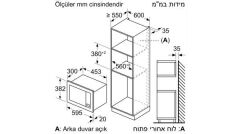 Profilo MDA1050 Ankastre Mikrodalga Çelik