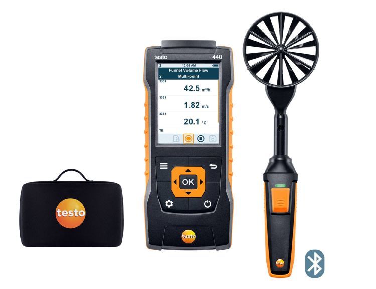 Testo 440 Bluetooth®'lu 100 mm Pervane Seti