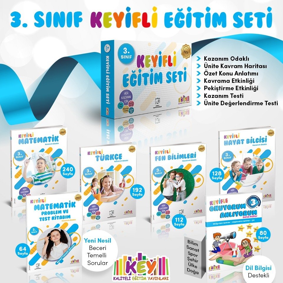 Key Yayınları 3.Sınıf Kaliteli Eğitim Seti