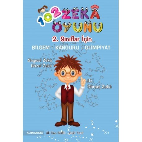 2. Sınıf 102 Zeka Oyunu Bilsem - Kanguru - Olimpiyat Kitabı