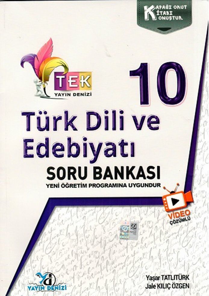 Yayın Denizi 10. Sınıf TEK Türk Dili ve Edebiyatı Soru Bankası