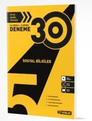 Hız Yayınları 5. Sınıf Sosyal Bilgiler 30'lu Deneme