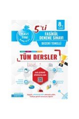 Nartest 8. Sınıf Tüm Dersler 5'li Fasikül Deneme Sınavı 2021