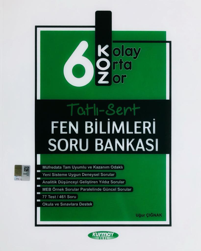 Kurmay Okul 6.Sınıf Tatlı Sert Fen Bilimleri Soru Bankası