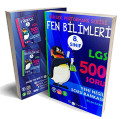 İdol Yayınları 8. Sınıf Yüksek Performans Fen Bilimleri 500 Soru Bankası